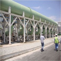 Tub de dessalinitzador FRP de longitud fixa